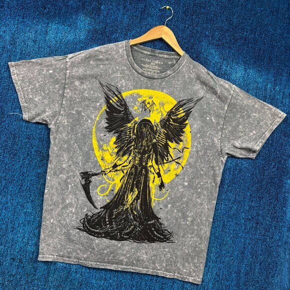 Sleep Token Angle Of Death Mineral Wash Rock T-Shirt Size Extra Large - Picture 3 of 4